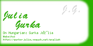 julia gurka business card